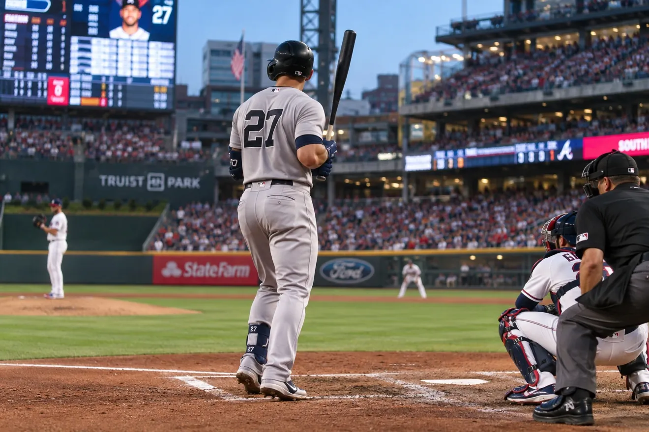 Hitter walking to the plate in a packed stadium